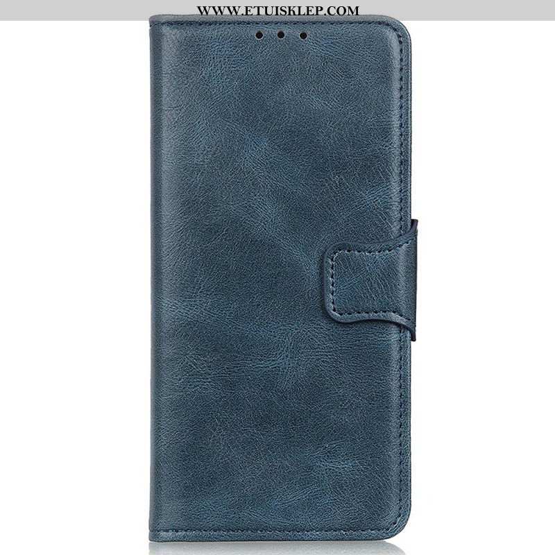Etui Na Telefon Pokrowce do Xiaomi Redmi Note 12 Pro Stylowe Skórzane Zapięcie Dwustronne